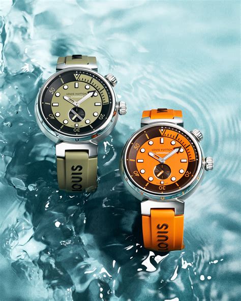 tambourin louis vuitton|Louis Vuitton tambour street diver.